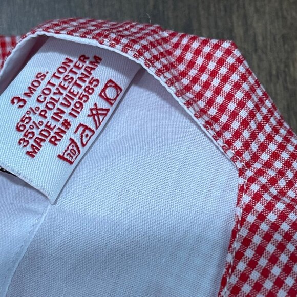 Mom & Me Smocked Christmas Longalls Overalls Baby Boy Size 3M Santa Reindeer - Picture 9 of 14